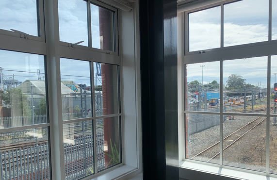 The Strand Train Station - View from the Signal Box upper level